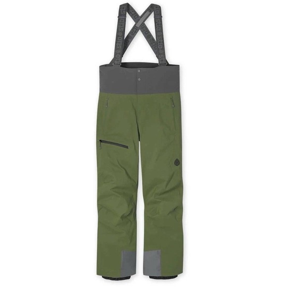 Stio Environ Snow Ski Bib Mens S Pine Green Waterproof Dermizax 221102-421-S NEW - Picture 16 of 16